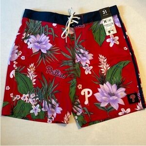 Hurley 31 Board Shorts PHILLIES ARE #1 Swim Phantom MLB Hurley x ‘47 NWT